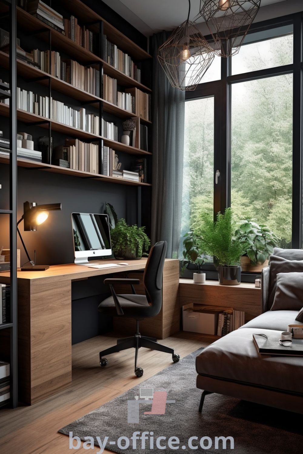 Small office interior showcasing modern design trends with functional furniture and inspiring decor ideas for small spaces. Perfect for enhancing productivity and creating a cozy workspace. Discover more ideas you